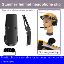 5X Sommer-Elektrofahrradhelm-Headset-Fix-Klemme, Multifunktionale Kunststoff-Clip-Helm--Headset-Klemme B