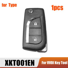 3X for Xhorse XKTO01EN Universal Wire Remote Key Fob 2 Buttons for Type for VVDI Key Tool