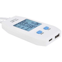 2X USB Tester, -T LCD USB Tester Detector Voltmeter Ammeter Digital Power Capacity Tester Meter(UT658 Dual)