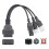 2X per  3Pin/4Pin  6Pin Motorcycle OBD Diagnostic Canbus Connector Cable OBD2 3 In1 Plug Cable Adapter 1