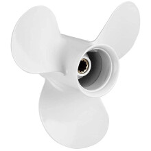 2X pour 20Hp 25Hp 9 7/8X10 1/2 Hors-Bord Hélice Bateau Moteur 20 25 30 Vis 3 Lame 10 Spline Moteur Partie