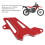 Motorrad Kettenschutz Vorne CRF250L/M 2012-2019 18