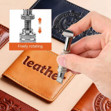 Leather Swivel Knife, Leather Carving Tools, 3 Replaceable Blades for Engraving and Stamping,DIY Handmade Adjustable
