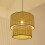 Living And Home Rattan-Woven Pendant Light 3