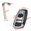 Front Right Cup Holder for RHD  with Car  Remote Key Fob Case Blade for 10