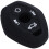2X 3 Button Remote Key Fob Silicone Case Cover for  E46 E39 E63 E36 E81X5 Z3 Z4, Black 2