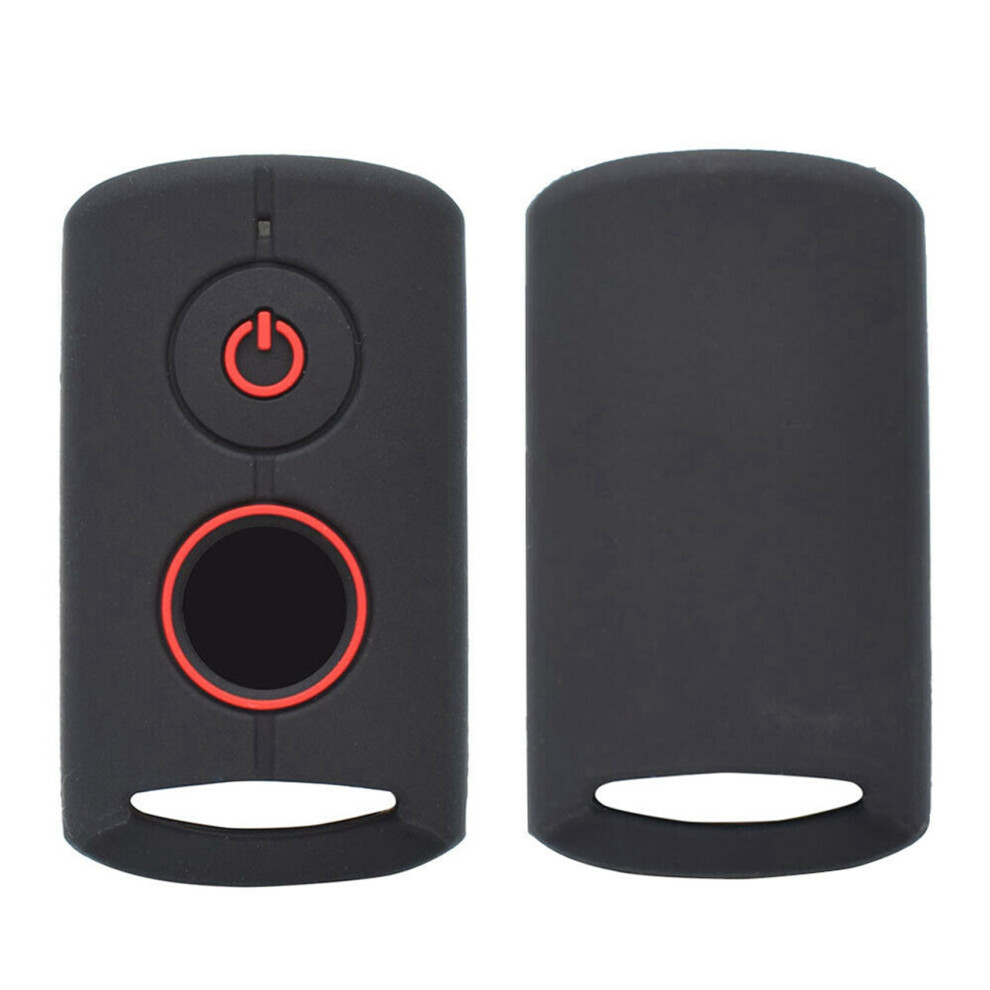 2X Motor Remote Key Fob Case For Nvx155 Xmax Xmax300 Qbix Aerox Jauns 2018 2019 Black 4712875828141