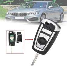 10X 4 Tasten 433MHZ Geändert Überschwemmung Fernbedienung Key Ohne 7935AA ID44 Chip für - E38 E39 E46 Control Keyless PCF7935AA