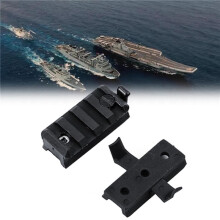 2 Paar Nylon Lead Rail Helm Zaklamp Clip Rail Slider Universele Helm 20Mm Accessoires Zaklamp Clip, A
