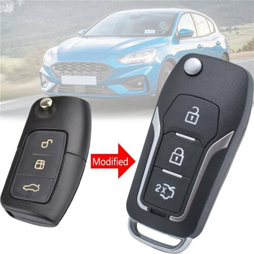 3X Car Remote Key Shell Remote Key Case Cover for  Focus Fiesta Mondeo S-Max C-Max 2