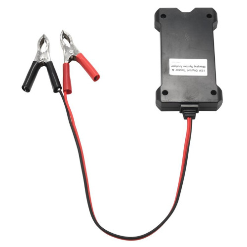 3X MP0514A 12V Digital Battery Tester Voltmeter and Charging System Analyzer with LCD Display - BLACK VERSION 2