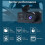 1080P Car Dash Camera Front and Rear Inside,2.0 Inch IPS Screen,Night Vision,G-Sensor,Loop Recording,24H Parking Record 8