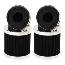 Langlebiger Motorrad-Luftfilter, Roller-Luftfilter, Dirtbike-Luftfilter, ATV-Luftfilter mit Klemmbefestigung, runder, konischer Ansaugstutzen,