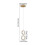 Living And Home Modern LED Pendant Light Chandelier 5