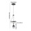 Living And Home Modern LED Pendant Light Chandelier 6