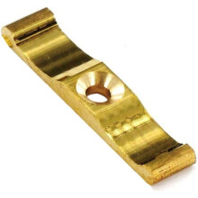 Dzina Turn Button Catch, 38mm (1.1/2 Inch), Solid Brass, Pack of 6