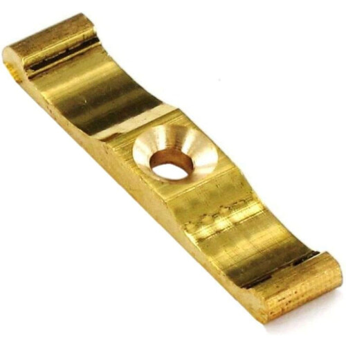 Dzina Turn Button Catch, 38mm (1.1/2 Inch), Solid Brass, Pack of 6 1