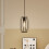 Living And Home Single-Light Black Iron Pendant Light 2