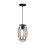 Living And Home Single-Light Black Iron Pendant Light 3