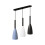 Living And Home 3-Light Iron Pendant Light 3