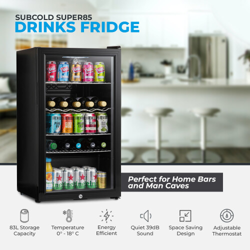 Subcold Subcold Super85 Undercounter Beer Fridge - Black 1
