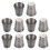 40Pcs 30ml Communion Cups Stackable Stainless Steel Cups For Church 5
