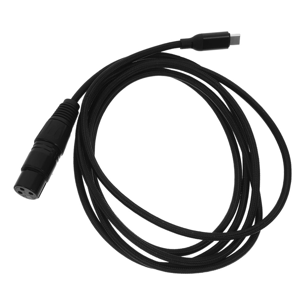 Music Adapter Mic Cable Copper For Laptops 1Pack Back To School Black 9450273918495
