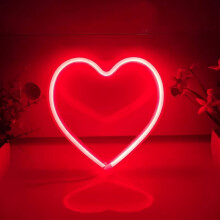 Love Neon Sign – Romantic LED Light, USB/Battery Powered, for Dorm, Wedding, Proposal, Mother's Day, Party – Compatible with USB & Batteries