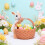 Easter Creative Basket Resin Decorative Ornament 5