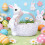 Easter Creative Basket Resin Decorative Ornament 6