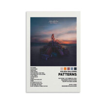 Kelsea Ballerini PATTERNS3 Affiche sur toile décorative murale, tableau pour salon ou chambre, cadeau