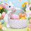 Easter Creative Basket Resin Decorative Ornament 8