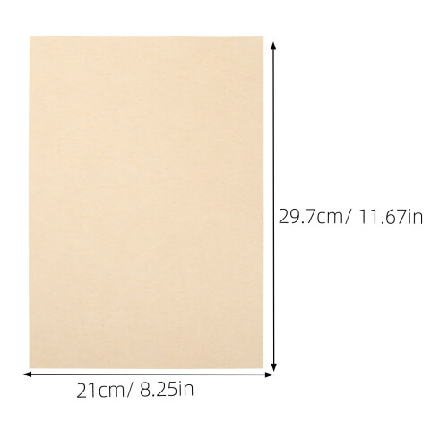 Hobbypapper Pergament Beige Tjockt 10 stycken 1
