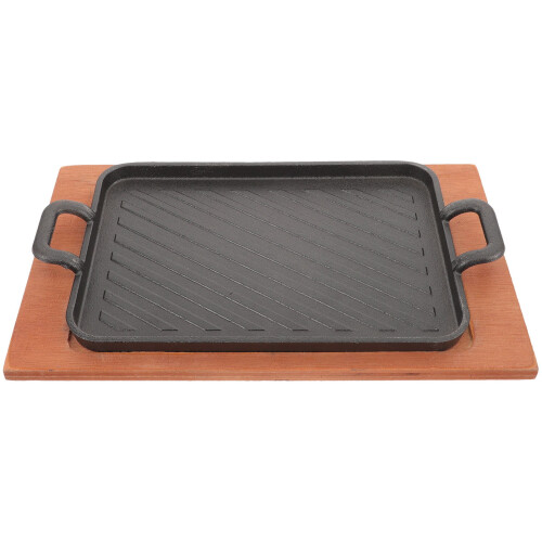 Iron Grill Griddle - Compact Design, Assorted Colors, Ideal for Roasting, 1 Set
