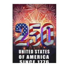 Velký venkovní banner s potiskem America1776 2026, odolná polyesterová tkanina pro zahradní dekoraci na zeď, vlajka, 12 18 palců