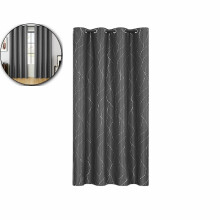 Cortinas opacas térmicas aislantes para dormitorio – Aislantes acústicas, lavables a máquina, de poliéster con ojales, 55,1 x 86,6 pulgadas.