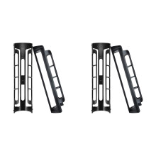 Conjunto de 4 Suportes Laterais para Cápsulas de Café em Cafeteiras Individuais, para Montagem na Parede, 23 cm (9 polegadas)