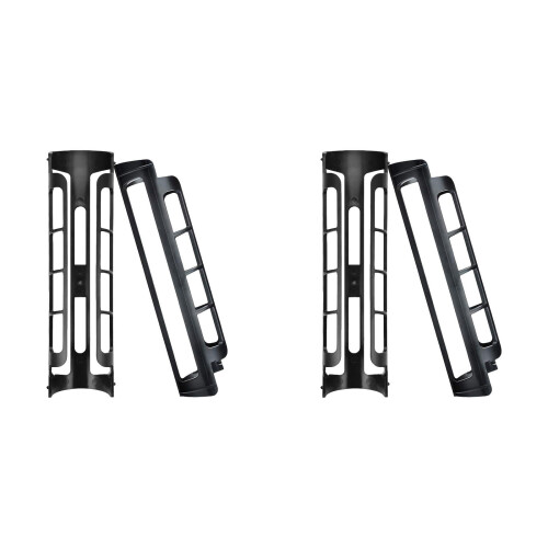 Conjunto de 4 Suportes Laterais para Cápsulas de Café em Cafeteiras Individuais, para Montagem na Parede, 23 cm (9 polegadas)