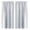 Cortinas térmicas blackout 38x63 polegadas com bolso para varão 1