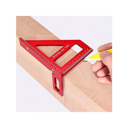 Χάρακας μέτρησης πολλαπλών γωνιών 3D, τετράγωνο τρίγωνο γωνιακής γωνίας 45/90 από