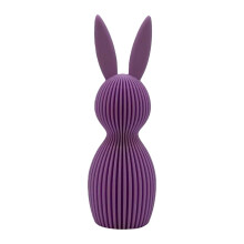 Figuritas de conejito de Pascua, estatua de conejo impresa en 3D, decoraciones de Pascua, adorno de animal para escritorio, idea de regalo para