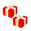 Grappige kerstverrassingsdozen, set van 2 stuks. 1