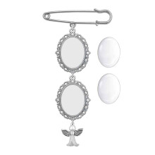 Broche HeroNeo con dijes para ramo de novia, broche de seguridad conmemorativo para bodas, para mujer