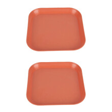 Whisker Fatigue kattskålar, 2-pack, 14 cm grunda plastskålar för husdjur, spillsäkra, mikrovågs- och diskmaskinssäkra, kompatibel med
