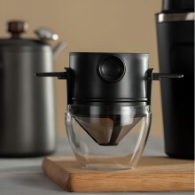 Filtre à café ACDANC double couche en acier inoxydable, filtre à café filtre à infusion manuelle réutilisable