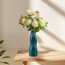 Vase en céramique imitation WKSCLPAI, 20 cm, incassable, décoratif, idéal pour la maison, le salon, la chambre, la cuisine et le bureau –