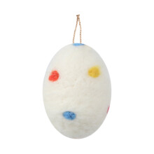 Kit para hacer huevos de Pascua de fieltro de lana sintética con palomas