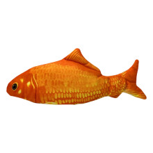 Realistisk 3D-fisk- och kattleksak, 28 cm, mjuk PP-bomull, bettresistent, för inomhusjakt och julklappar – kompatibel med katter