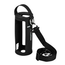 Shockproof Silicone Case with Portable PU Strap Portable Travel Carrying Case for UE Boom 3 Speaker, Case Only