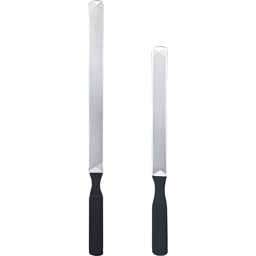 ACDANC stainless steel toe nail files for thick nails 2 pcs